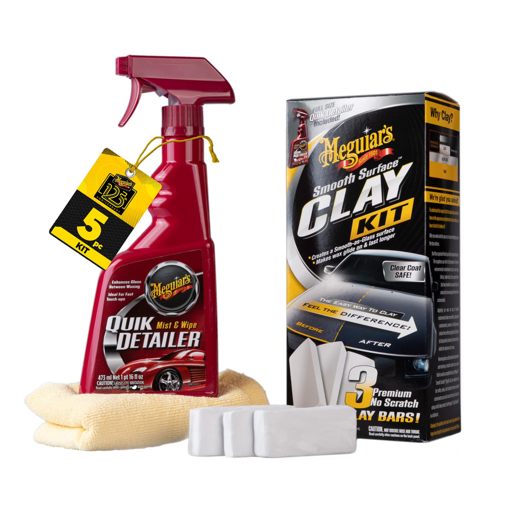 Meguiar's G191700 three 60g clay bars for fast surface decontamination.