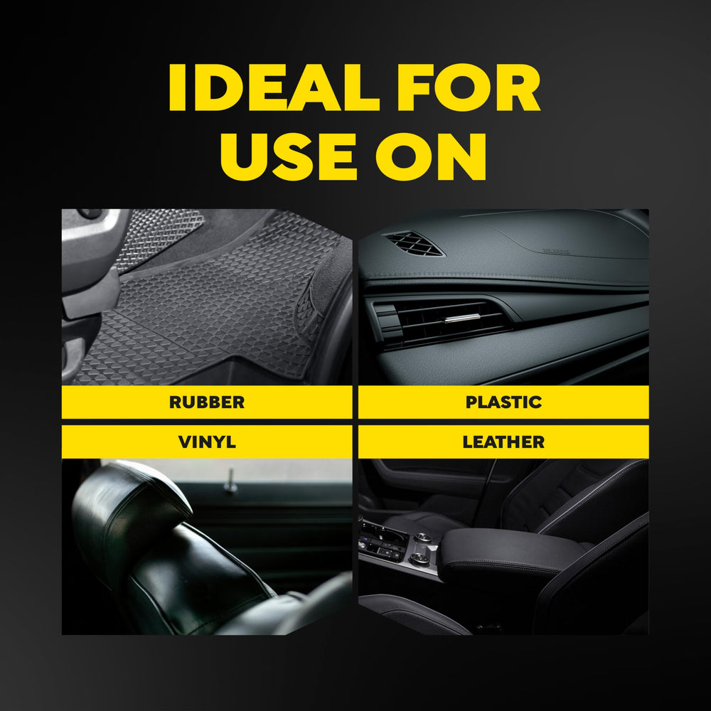 Meguiar's Gold Class Luxury Matte non-greasy finish for dashboards and trim.