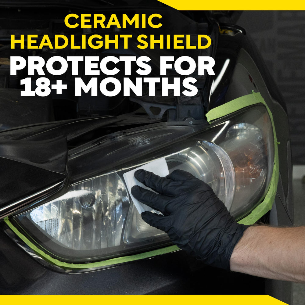 Meguiar's heavy duty headlight kit dramatic clarity before after