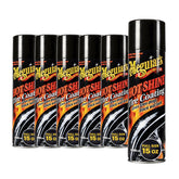 Meguiar's Hot Shine High Gloss Tire Coating six-pack coats tires for a deep black, high-gloss look.