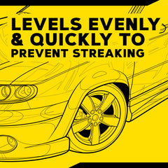 Meguiar's Hot Shine delivers a protective glossy film for tires.
