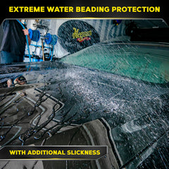 Meguiar's Hybrid Ceramic Liquid Wax 16oz bottle ready for professional-grade sealant.