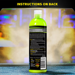 Meguiar's wax applied by dual-action polisher showing even coverage.