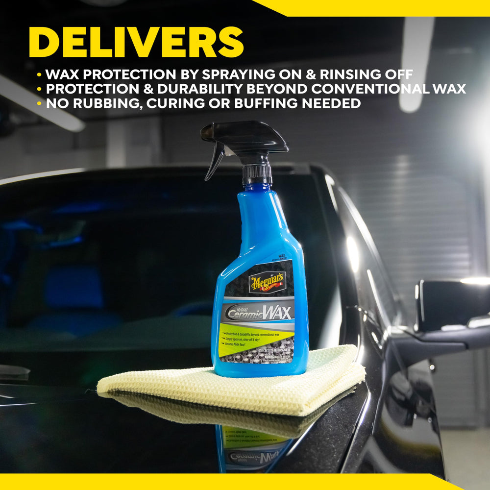Meguiar's Hybrid Ceramic Wax helps vehicles stay cleaner between washes