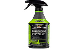 Meguiar's Iron Removing Spray Clay bottle for fast, non-abrasive decontamination.