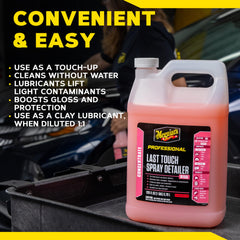 Meguiar's Last Touch Detailer offers quick, easy spray-and-wipe maintenance.