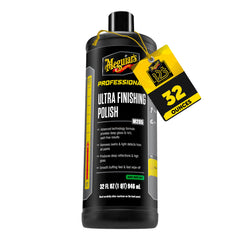 Meguiar's M205 finishing gloss swatch reveals swirl-free depth