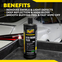 Meguiar's M205 long working time reduces rush during detailing