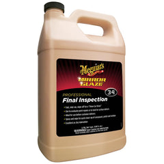 Meguiar's M34 used as clay-bar lubricant for smoother detailing.
