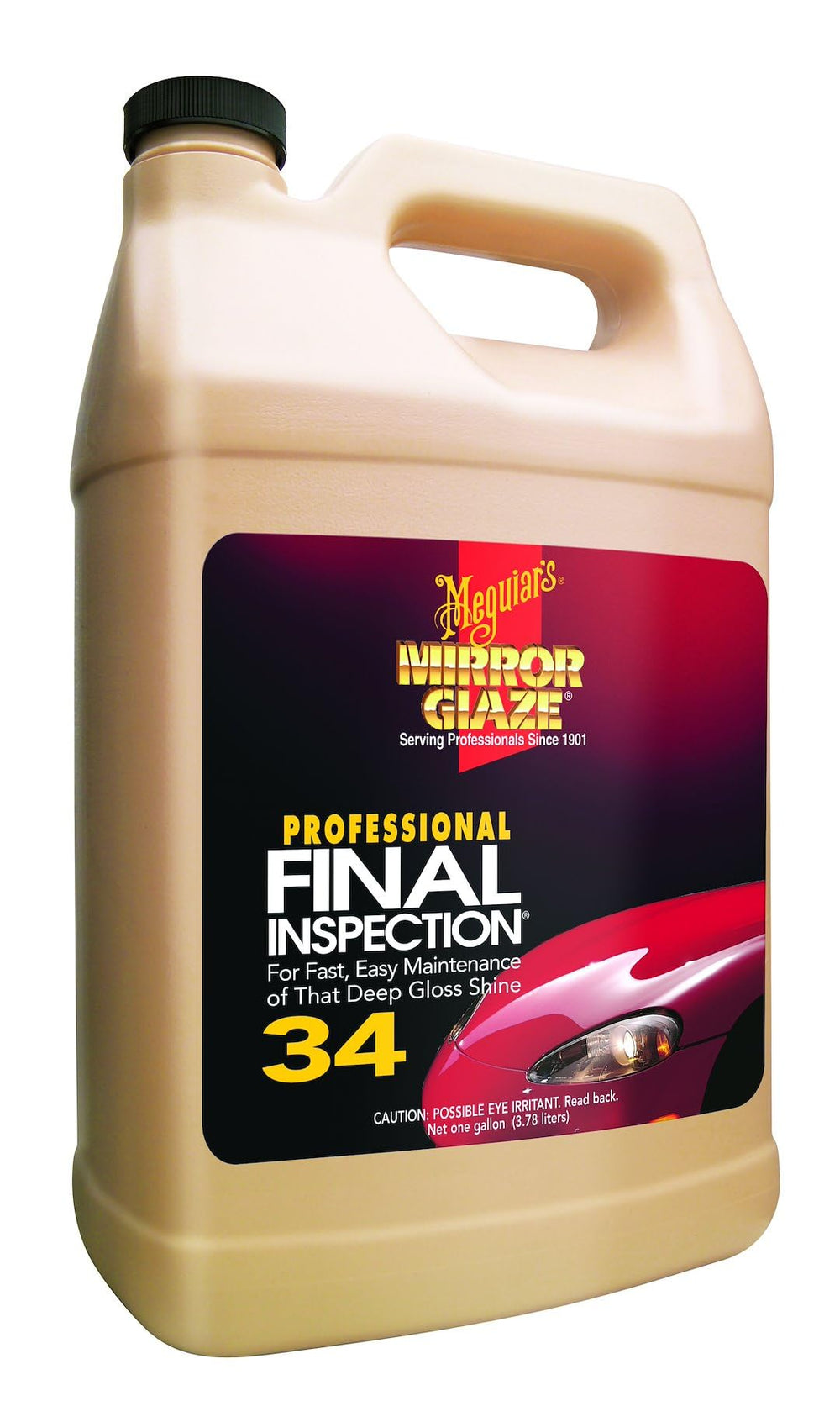 Meguiar's M34 Final Inspection spray bottle for quick showroom-ready finishing.