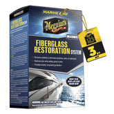 Meguiar's M4965 oxidation remover for boats reveals a refreshed, even finish.