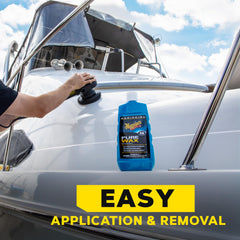 Meguiar's Marine/RV Pure Wax enhances dark colors and metal flake finishes