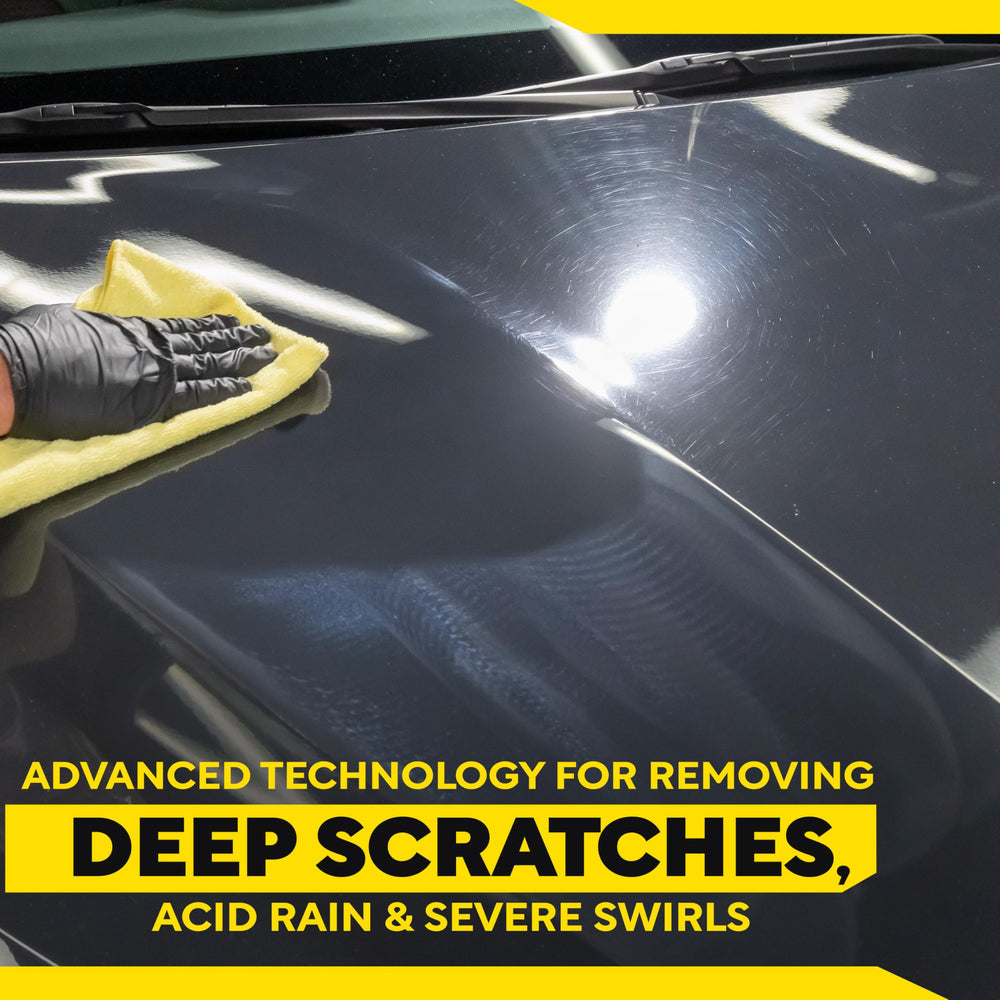 After treatment reveals deep, swirl-free gloss.