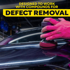 Meguiar's pad compatible with DA polisher for smooth finishing.