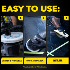 Meguiar's Pro M5MFP2 pad is washable and reusable for long-term detailing.