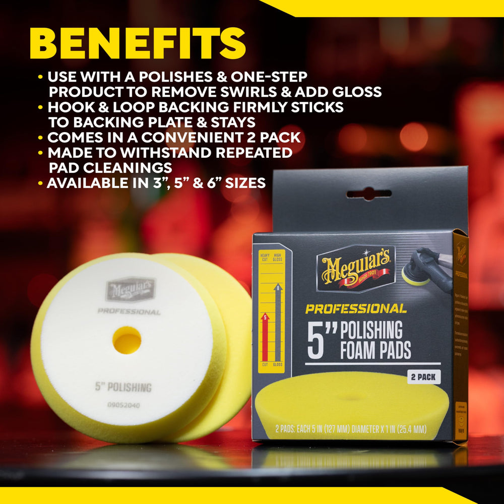 Meguiar's 2-pack packaging highlights value and sustainability.
