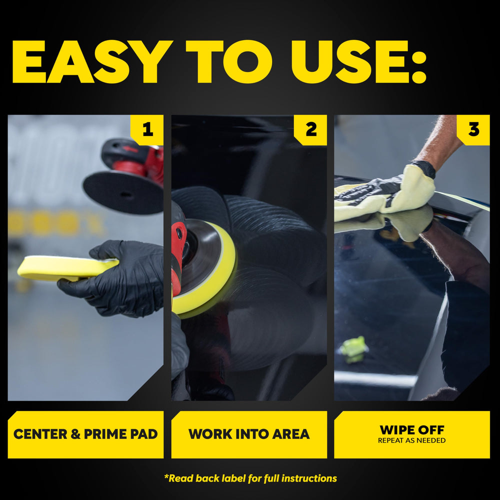 Meguiar's polishing pad durability tested through repeated cleaning sessions
