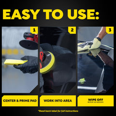 Meguiar's polishing pad durability tested through repeated cleaning sessions