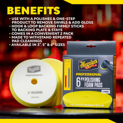 Meguiar's professional 2-pack packaging shown for serious detailing