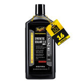 Meguiar's Professional Synthetic Sealant 2.0 bottle delivers long-lasting protection and deep gloss.
