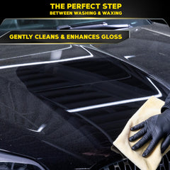 Meguiar's Quik Detailer in hand ready for a spray-and-wipe pass.