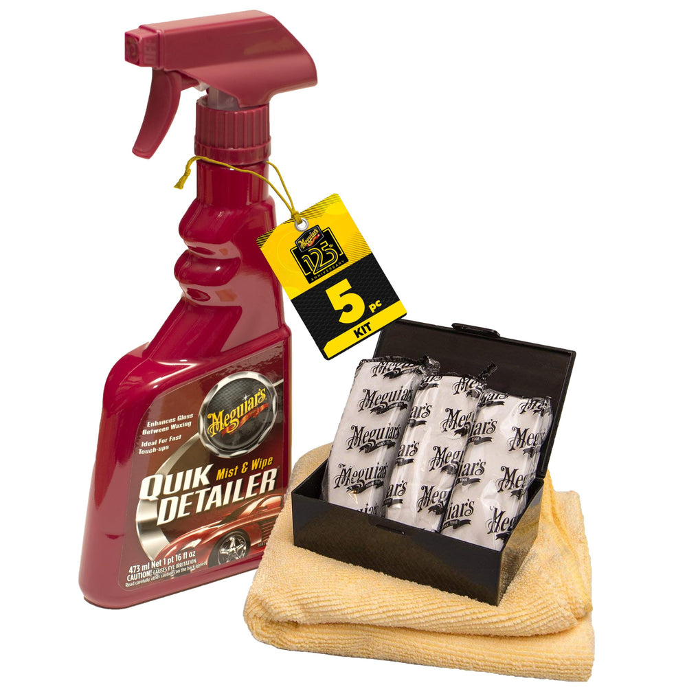 Meguiar's Smooth Surface XL Clay Kit with 240 g clay bars removes bonded contaminants.