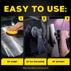 Meguiar's So1o M300 works with multiple pads for tailored cut.