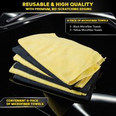 Meguiar's Supreme Shine towels measure 16x24 inches for full coverage.