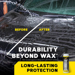 Meguiar's Ultimate Ceramic Coating application microfiber aids even coverage.
