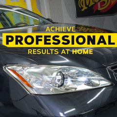 Meguiar's Application process demonstrated for clear, lasting results.