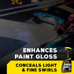 Meguiar's Ultimate Insane Shine spray-on gloss after wash enhances color and depth.