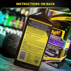 DA polisher compatibility for professional-grade results with Meguiar's wax.