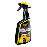 Meguiar's Ultimate Quik Spray Wax bottle delivering quick protection and gloss.