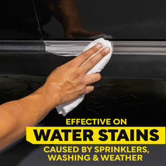 Meguiar's Water Spot Remover tackles metal surfaces with a clean look