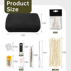 MEIJIAYOU flints and wick set for reliable Zippo ignition