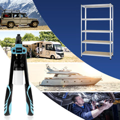 Meiwaltee rivet gun is suitable for indoor and outdoor projects across metals.