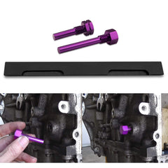 Mekar cam lock gauge for Ford/Mazda Zetec engines aids precise timing during setup