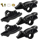 Mekar tire changer mount head close-up in plastic nylon, highlighting rim protection.