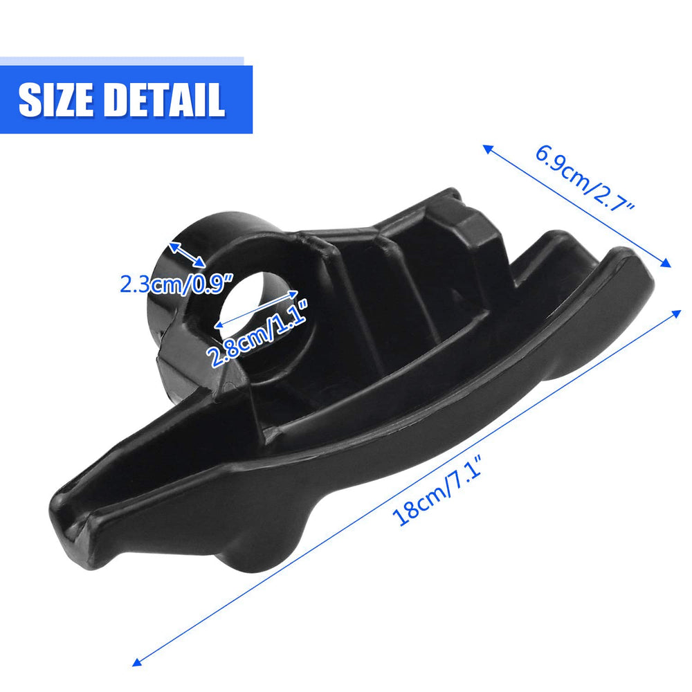Mekar five-pack of plastic nylon mount heads for Coats machines.
