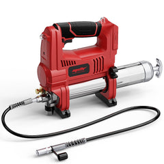 Mellif brushless power grease gun front view for precise lubrication tasks.