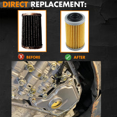 MEMOEO box contents shown with pan, filter, and gasket included