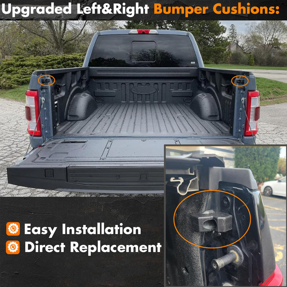 MEMOEO bolts and clips included for secure bumper cushion mounting