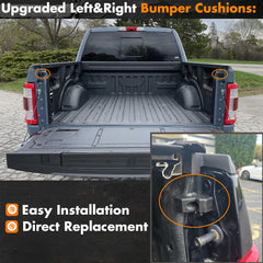 MEMOEO bolts and clips included for secure bumper cushion mounting