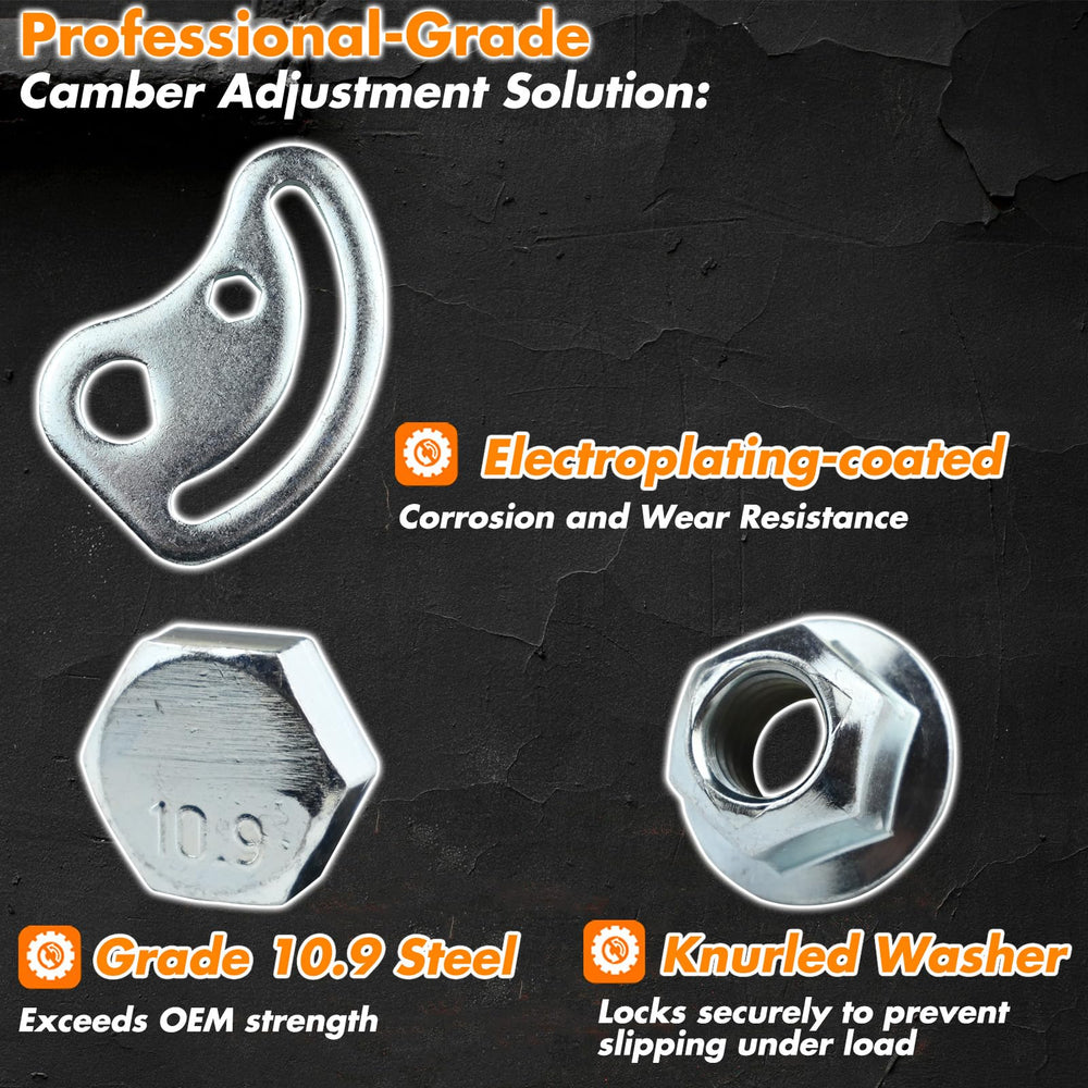 MEMOEO camber bolt kit camber caster lockout for stable steering