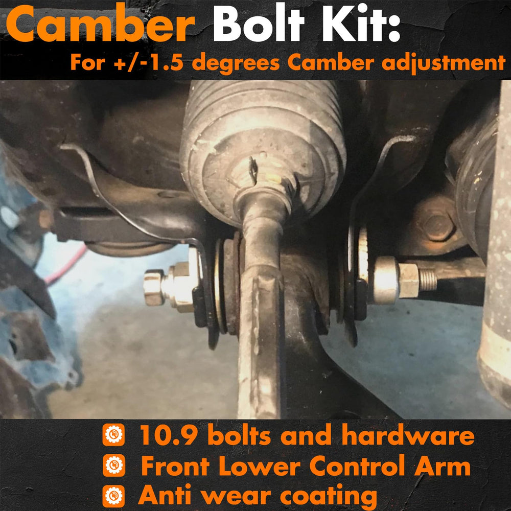 MEMOEO camber bolt kit installation tips for DIY enthusiasts