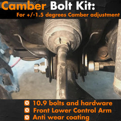 MEMOEO camber bolt kit installation tips for DIY enthusiasts