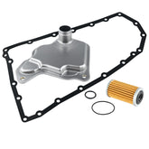 MEMOEO RE0F10D oil pan kit with filter and gasket for CVT transmissions, ensuring reliable lubrication