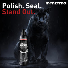 Show-car ready black paint using MENZERNA finish for showroom look