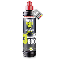 Menzerna Super Finish Plus 3800 achieves a flawless mirror finish on dark paint