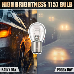 Meonum 1157 bulbs in package highlight wide compatibility with multiple part numbers